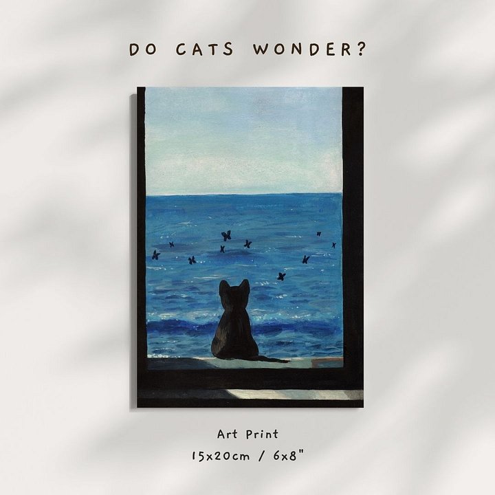 Do Cats Wonder? - Art Print product image (1)