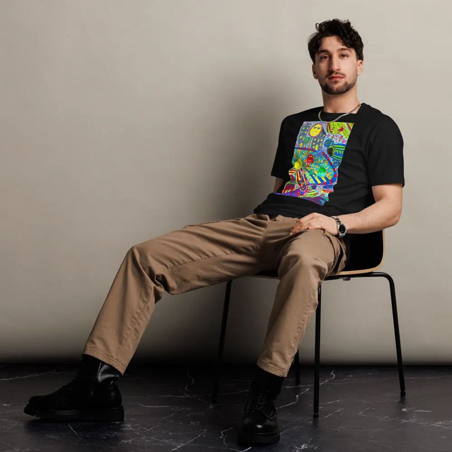 Abstract Doodle Life Unisex T Shirt product image (7)