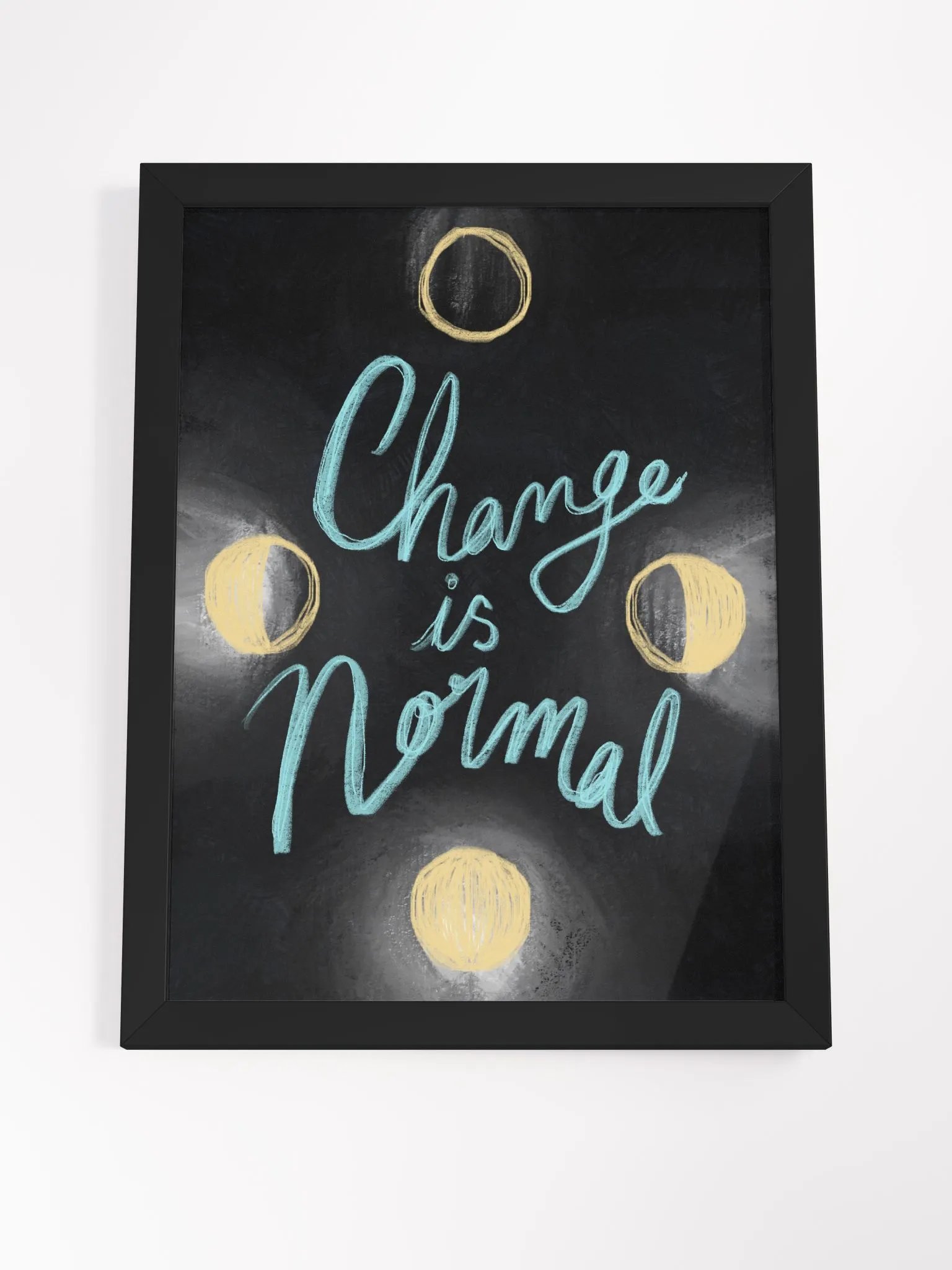 Change Is Normal Framed Art Print product image (4)