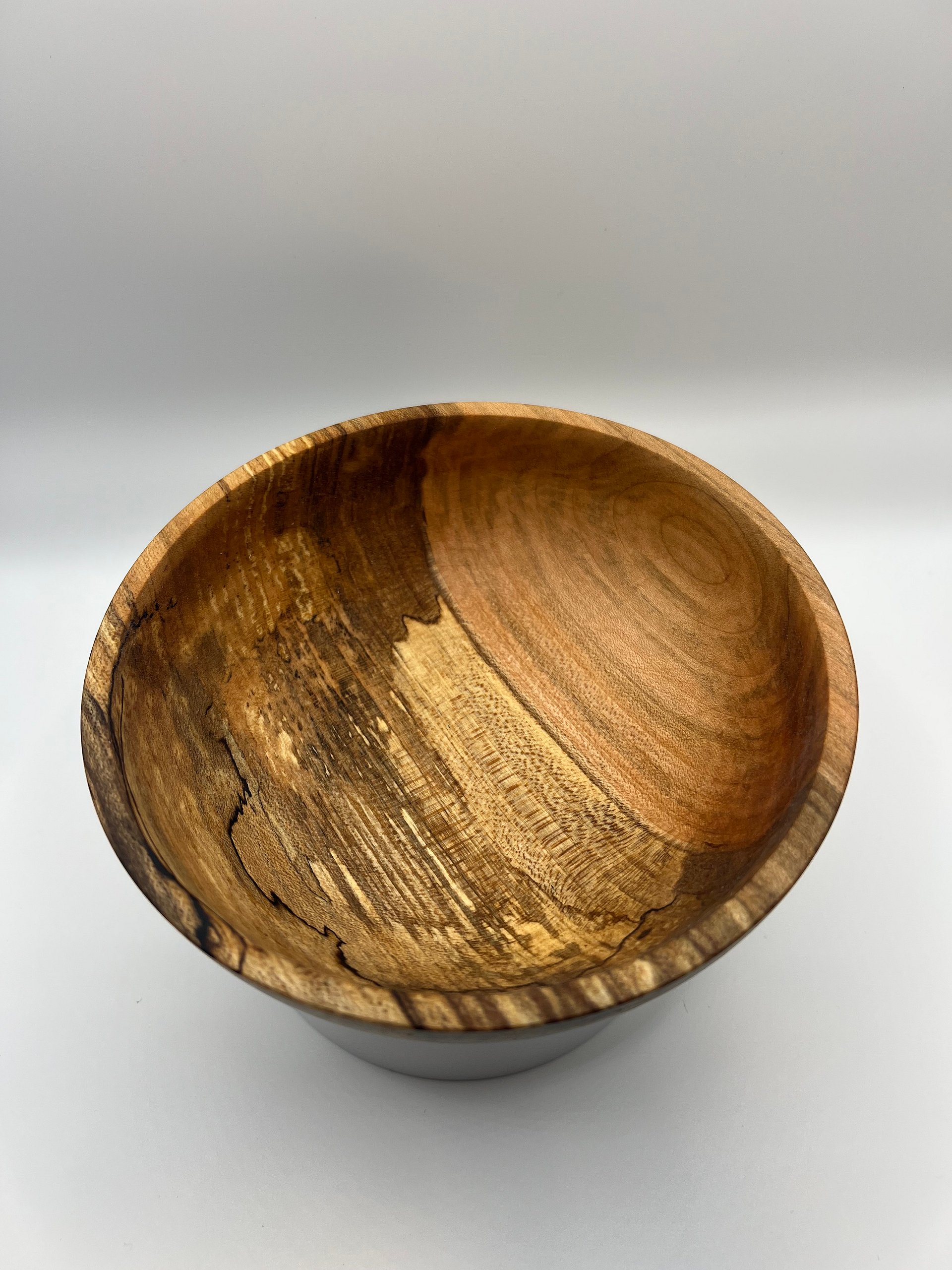 Spalted Maple Wooden Bowl 6.25” – Hand-Turned from Reclaimed Storm-Fallen Wood product image (8)