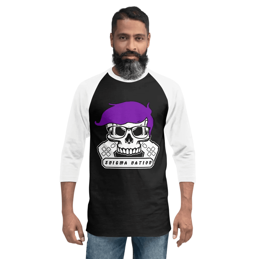 Enigma Nation Tultex Fine Jersey Raglan Tee product image (1)