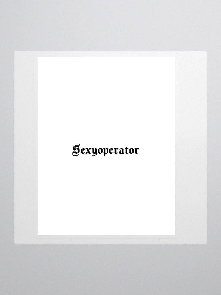 Sexyoperator sticker product image (1)