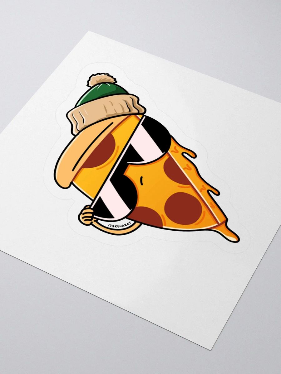 Too Cool for Yule Pizza Sticker product image (3)