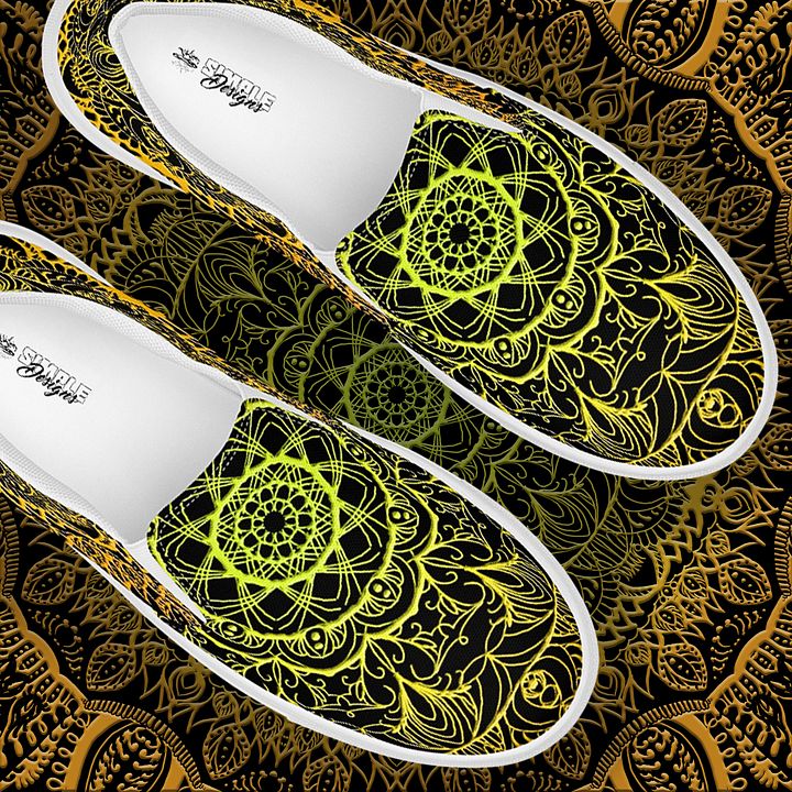 Radiant Mandala Slip-On Shoes product image (1)