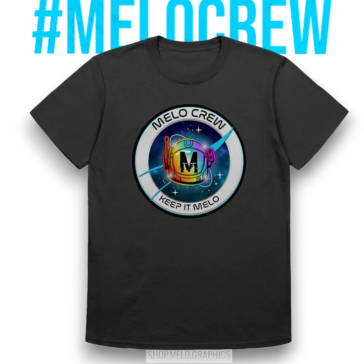 #MeloCrew Badge - Basic T-Shirt | #MadeByMELO product image (1)
