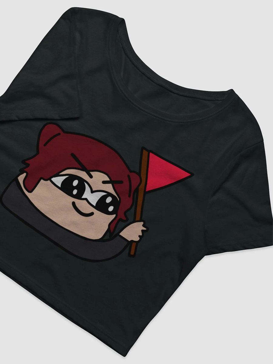 Tina Red Flag Full Crop Top product image (3)