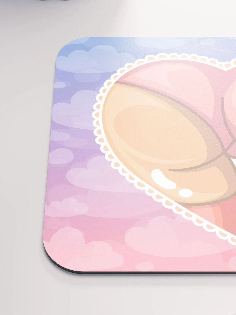 Pink Heart Booty Mousepad product image (6)