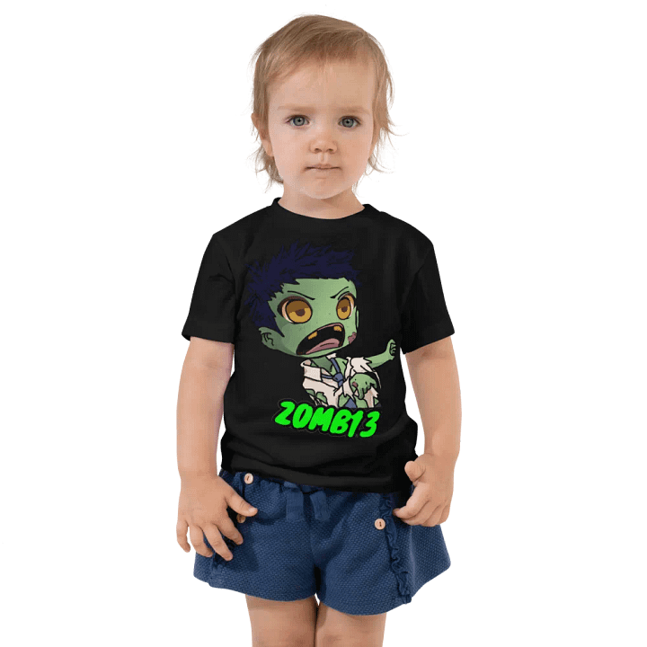 ZOMB13's Green Zombie Toddler T-Shirt product image (1)