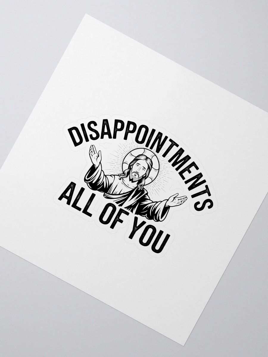 Divine Disappointment Kiss Cut Stickers product image (4)
