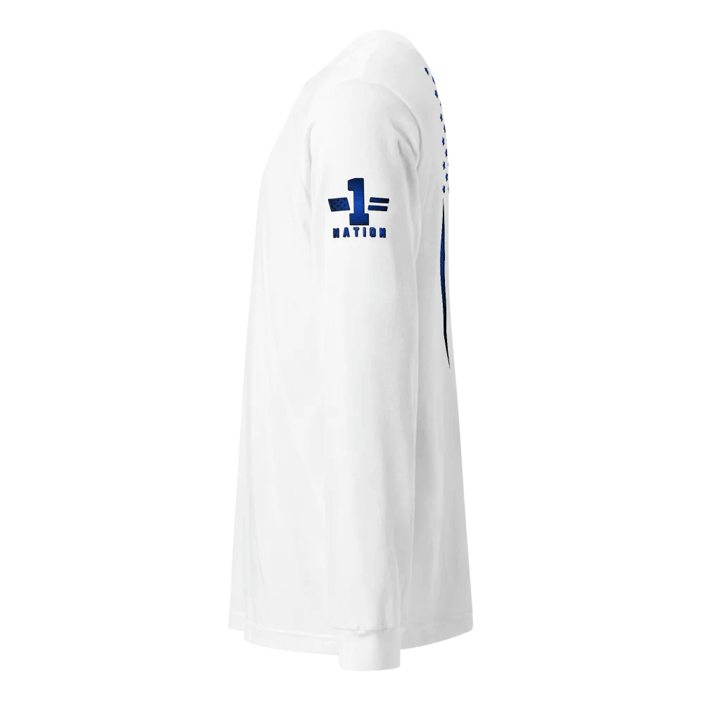 Blue Carbon Onyx American Flag Long Sleeve product image (1)