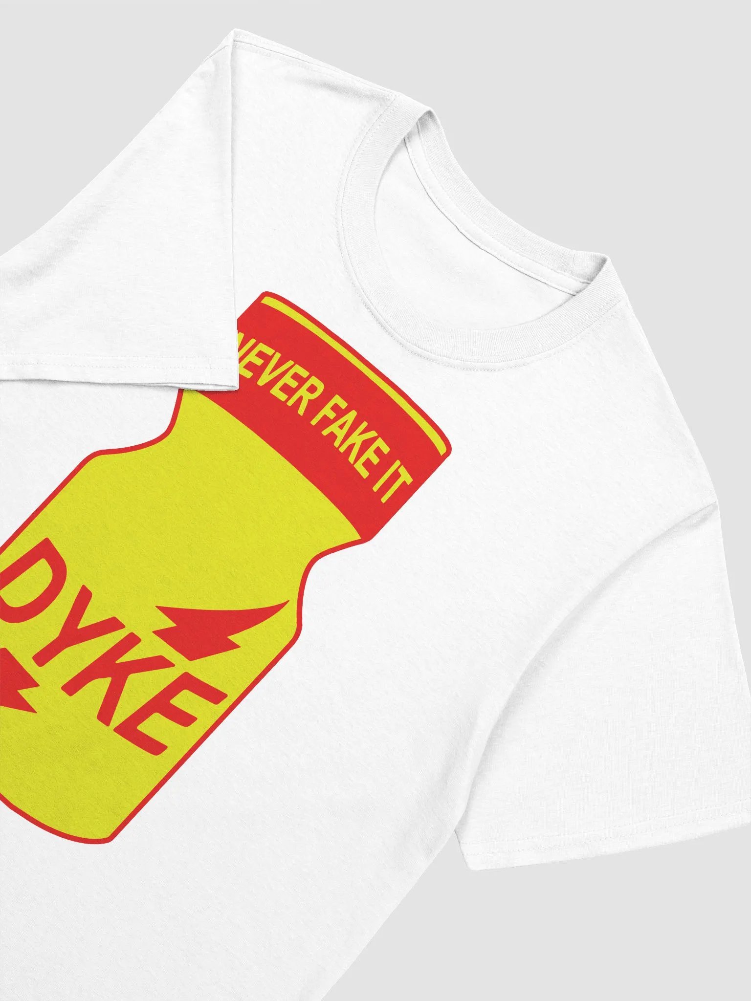 Dyke Poppers Tee 👃 White product image (3)