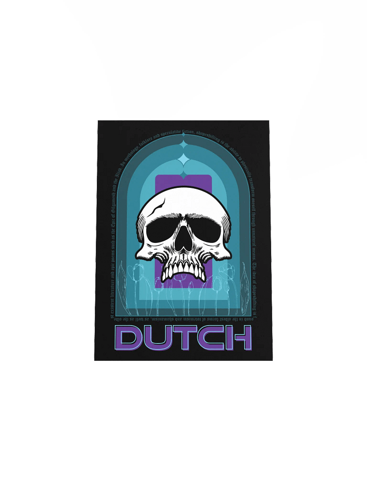 Dutch Vivid Black Matte Poster product image (1)