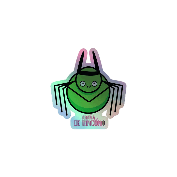 Araña de Rincón - Sticker (Holographic Kiss Cut) product image (1)