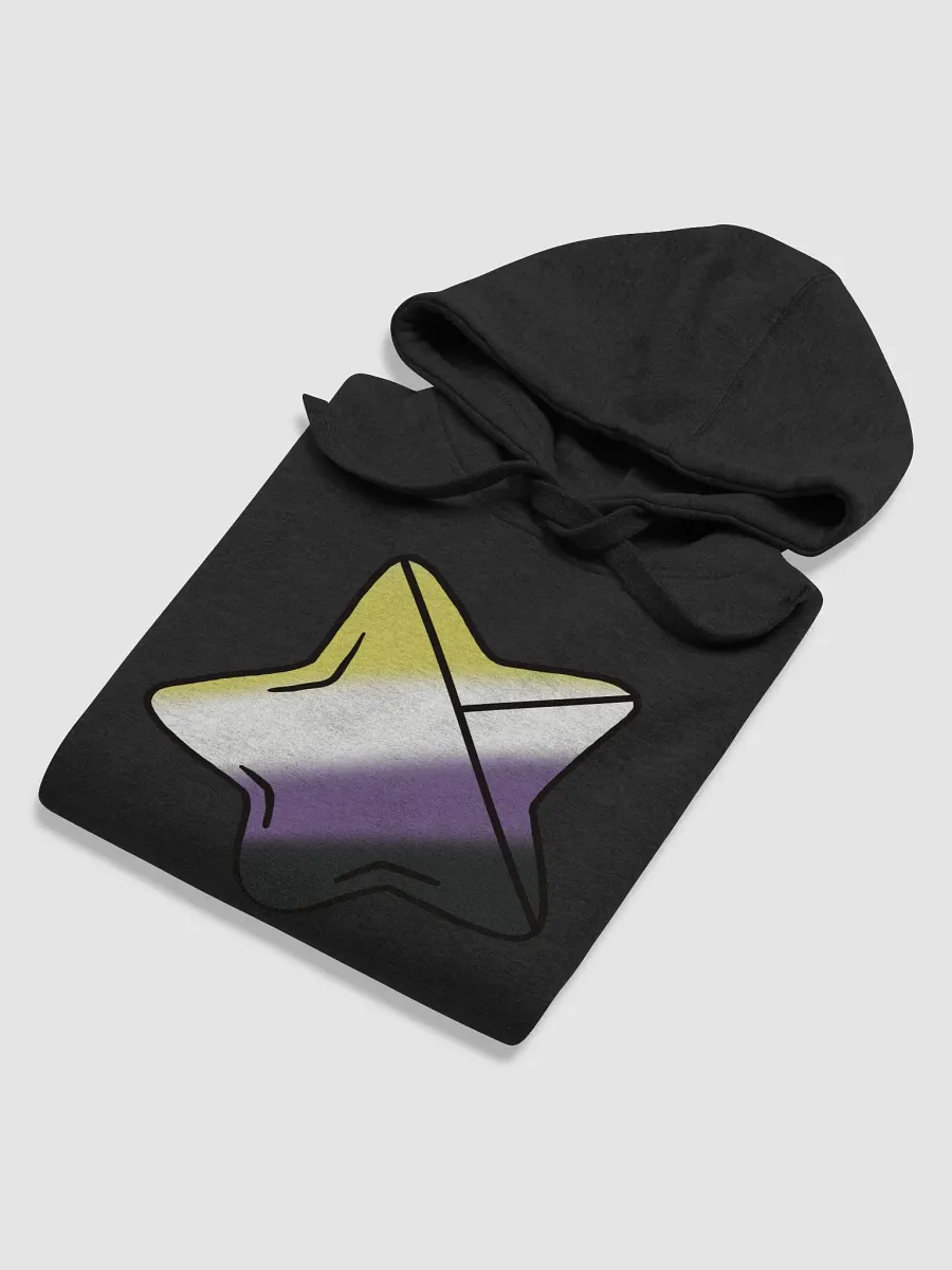 Non Binary Pride Folding Star Hoodie product image (55)