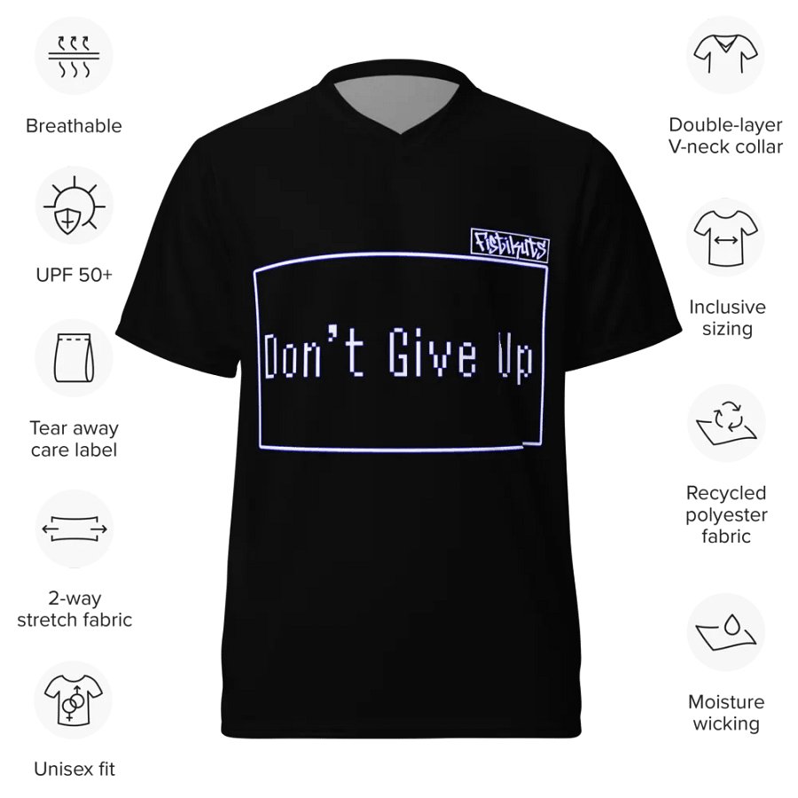 Don't Give Up - Unisex Sports Jersey product image (9)