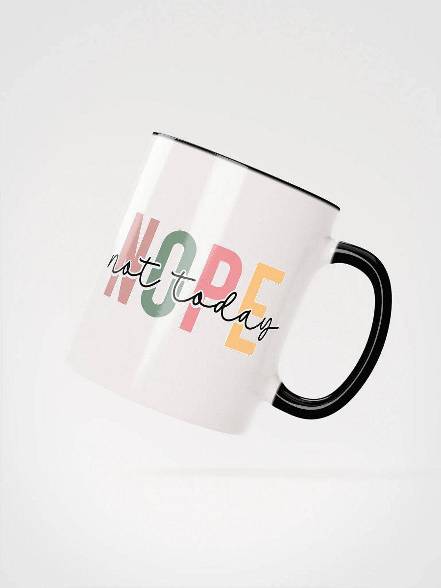 Colorful 'NOPE' Ceramic Mug product image (6)