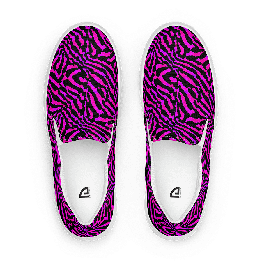 Purple Zebra Canvas Shoes product image (1)