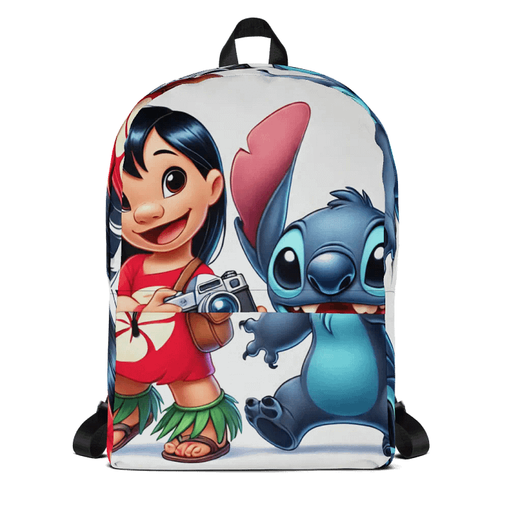 Lilo and Stitch All-Over Print Backpack 2 zipper product image (1)