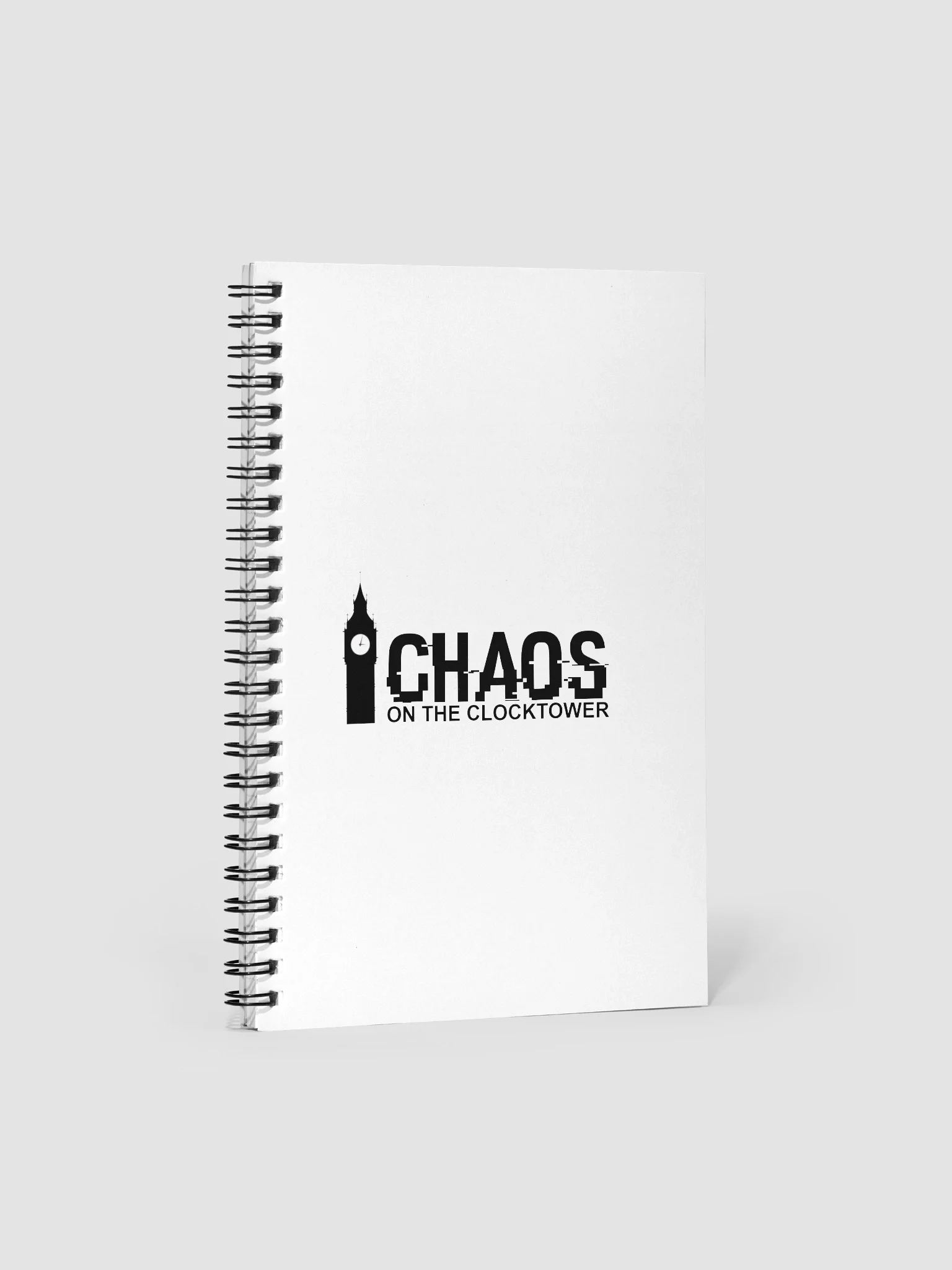Chaos on the Clocktower Spiral Notebook product image (1)