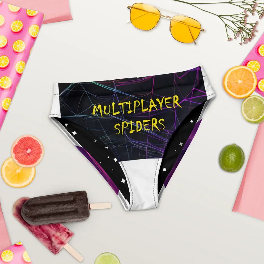 Neon Spider Web Multiplayer Bikini Bottoms product image (11)