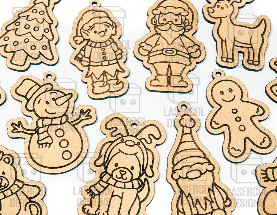 Christmas Ornaments - Laser Cut Files product image (4)