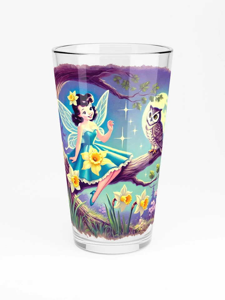 Daffodil Fairy and Owl 16 oz Glass product image (1)