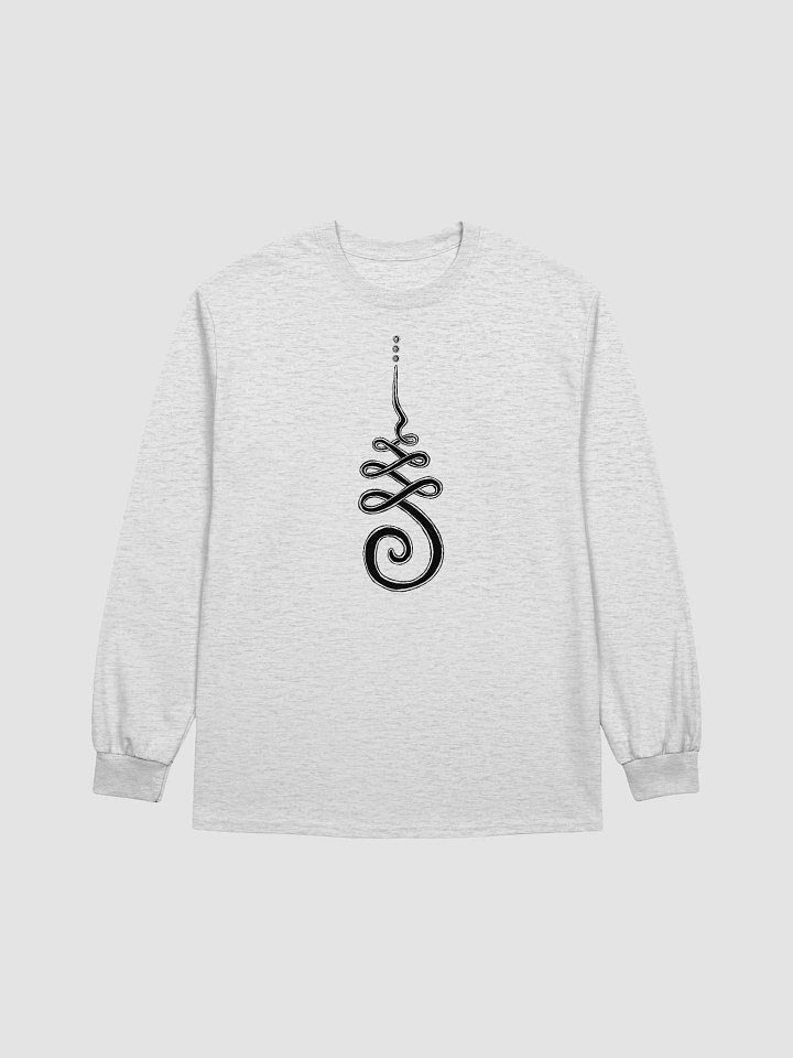 Stay on the Path Long-sleeve T-shirt - black print product image (4)