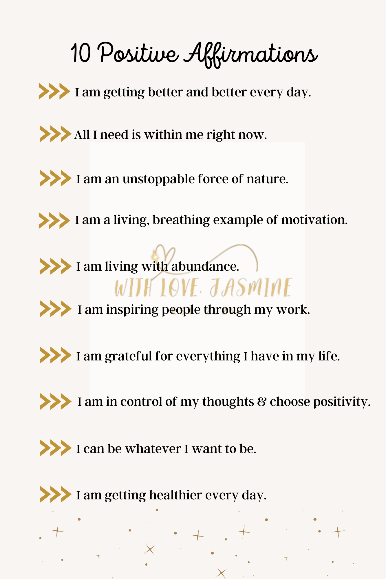 Digital Daily Affirmations Journal, With Love Jasmine product image (3)