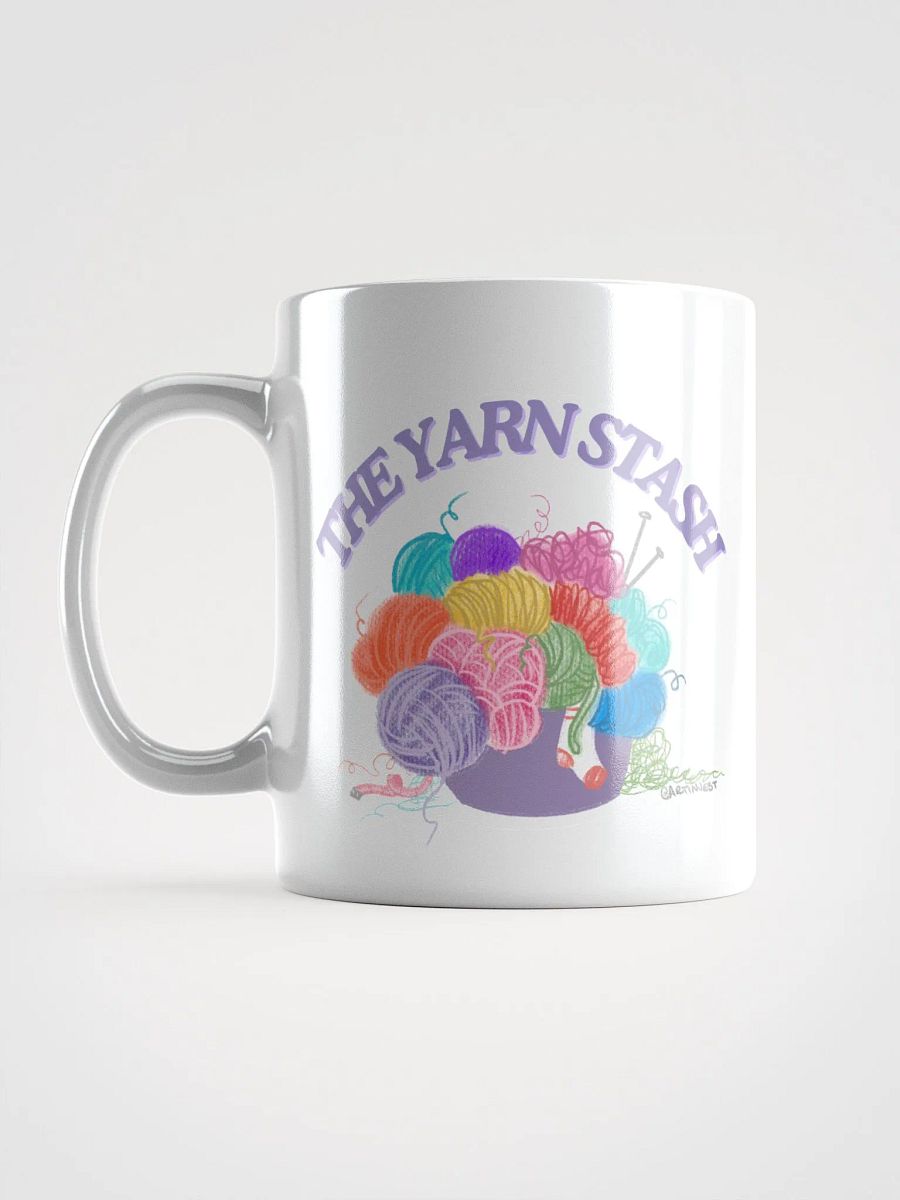 The Yarn Stash Glossy Mug product image (12)