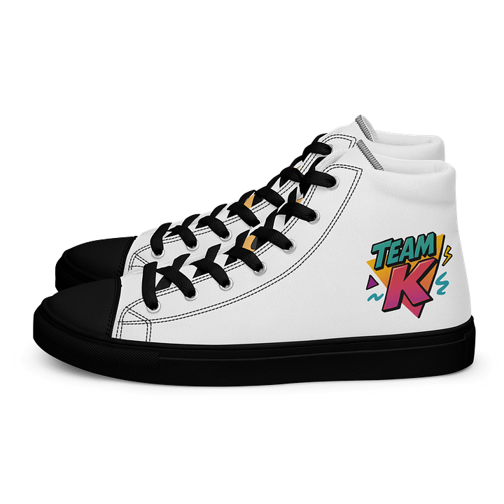 Team K 1990's Women's High Top Canvas Shoes product image (1)