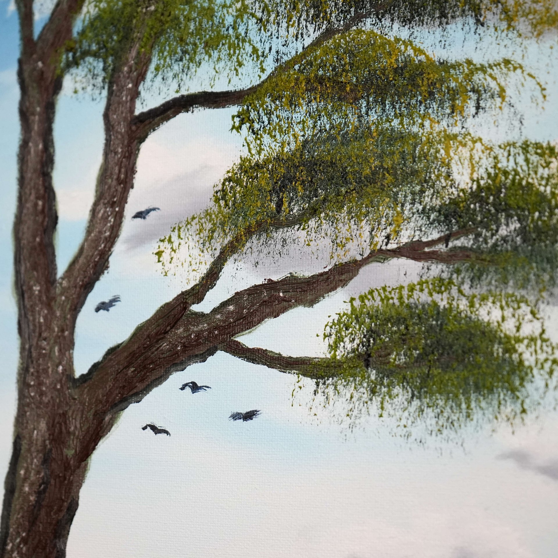 The Solemn Tree (Original) 18x24 Canvas product image (3)