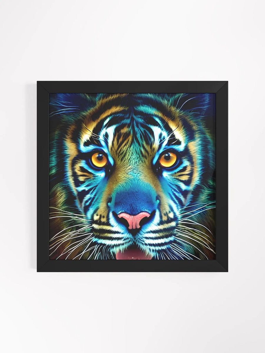 Sapphire Gaze - Fierce Tiger Poster product image (1)