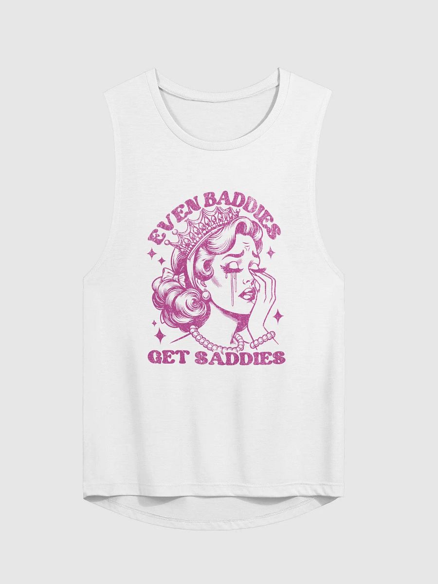 'Even Baddies Get Saddies' Flowy Muscle Tank product image (3)