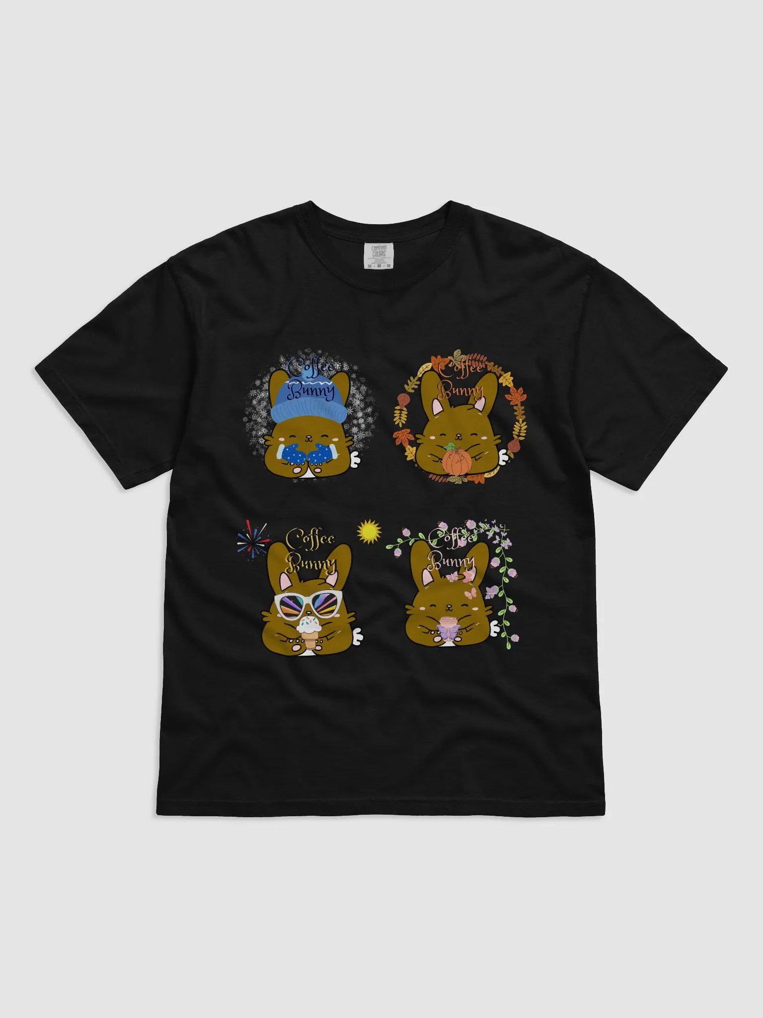 Coffee Bunny four seasons Tee product image (10)