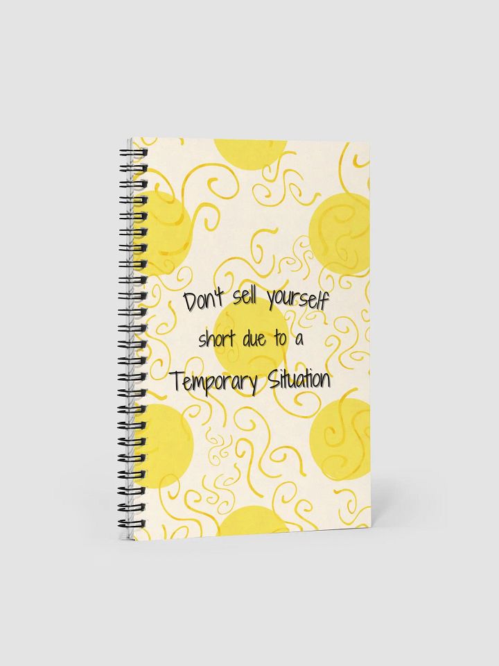 Sunflower inspired Motivation Spiral Notebook product image (1)
