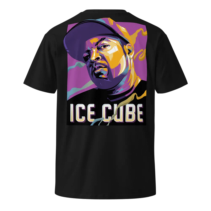 Vibrant ICE CUBE Cap Illustration Unisex T-Shirt product image (6)