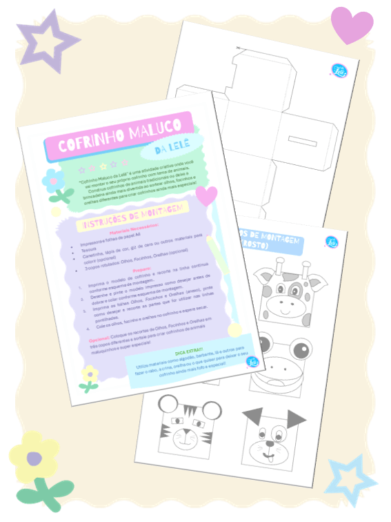 Cofrinho Maluco da Lelê (modelo para impressão) product image (3)