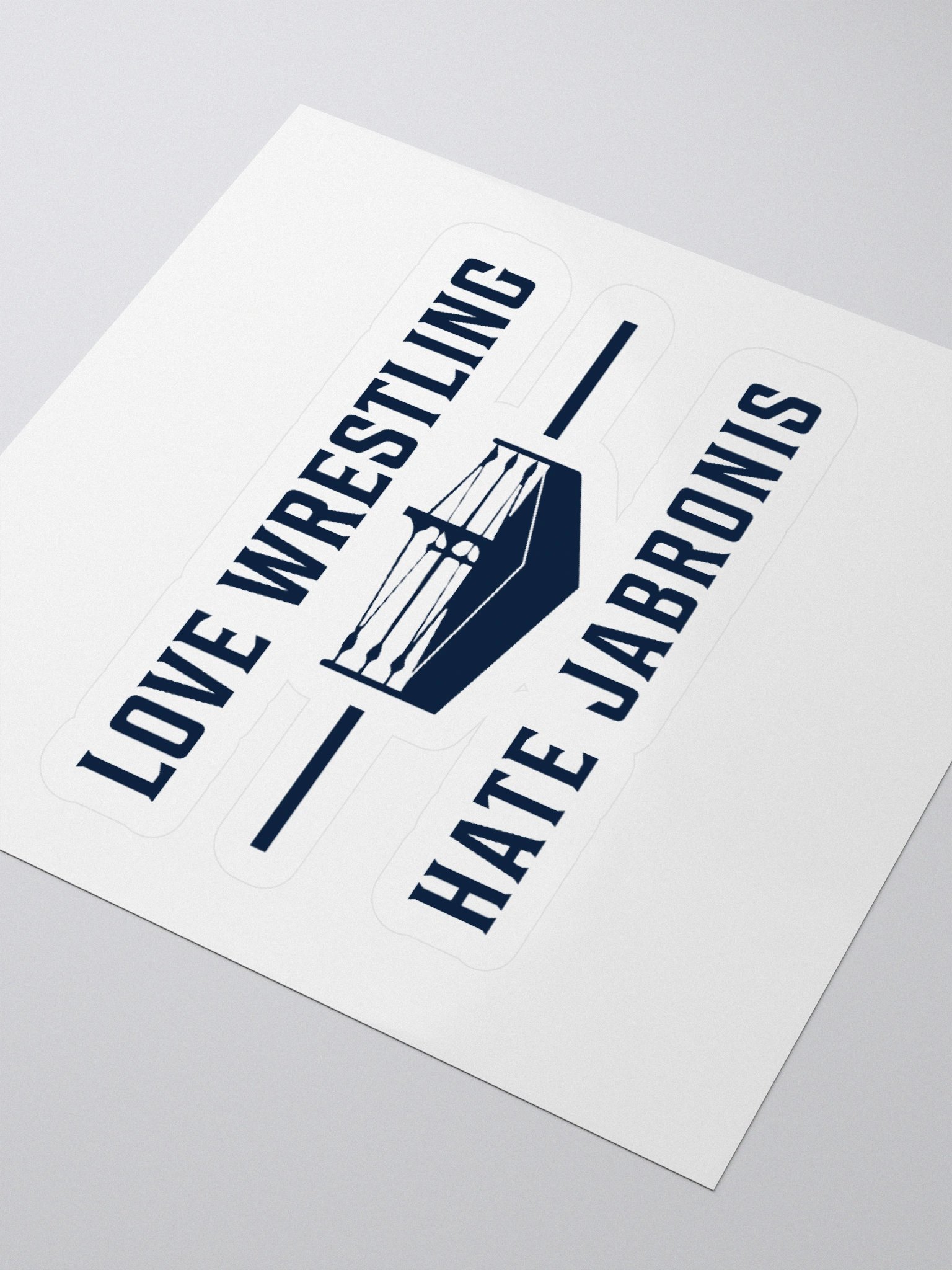 Love Wrestling Hate Jabronis Stickers product image (9)