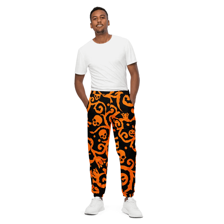Scary Pumpkins Skull Unisex Track Pants product image (2)