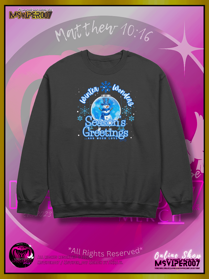 Sweatshirts - MsViper007's - "Winter Wonderz™" Cozy Sweatshirt By Anna H. product image (1)