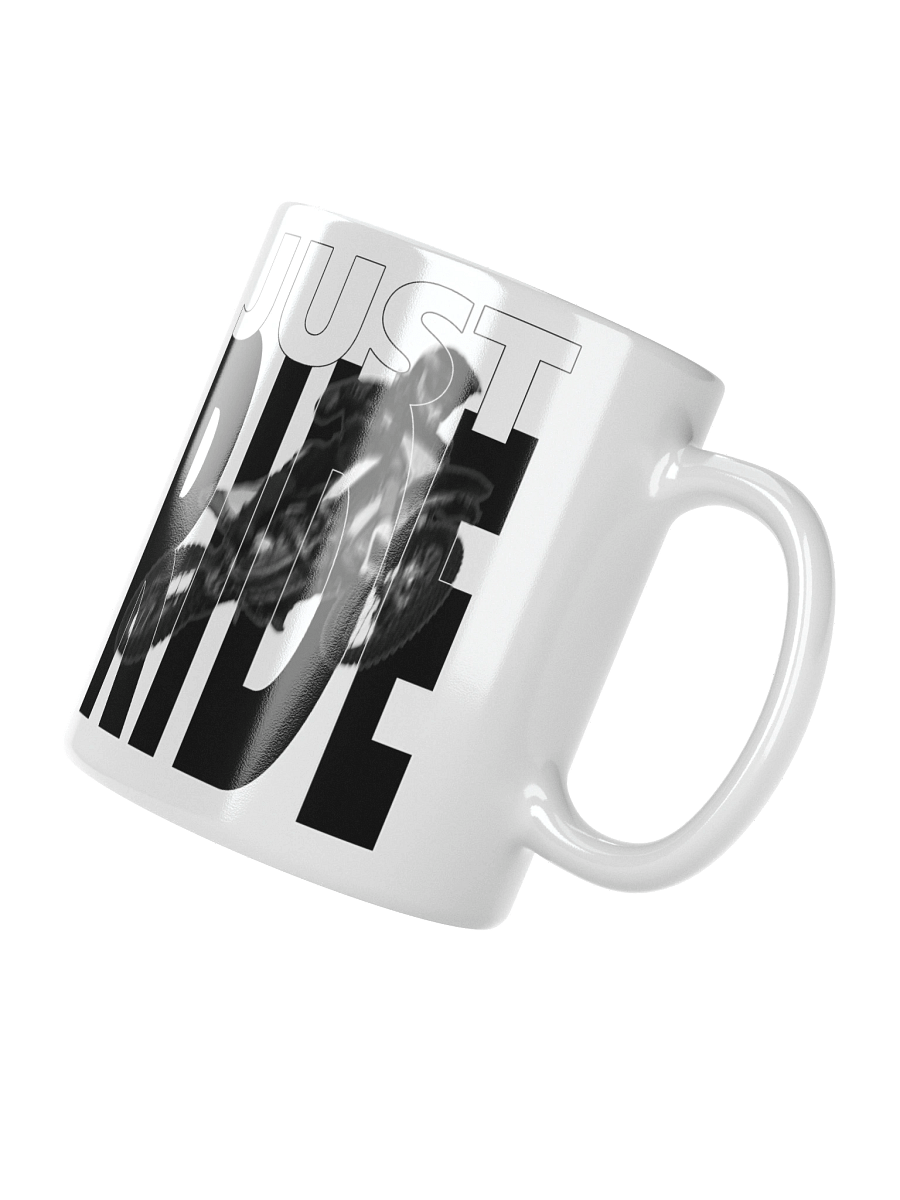 Just Ride | White Glossy Mug product image (4)