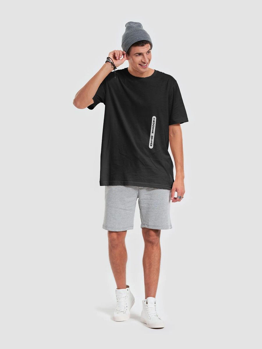 Trucker Dylan Cut Out Vertical White Logo T-Shirt - Dark product image (2)