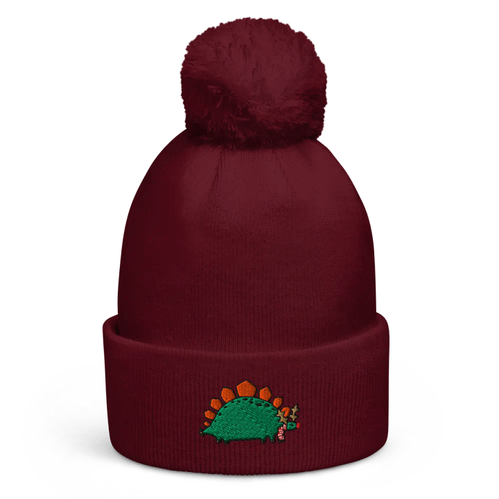 Rudolph The Stegosaurus Pom-Pom Beanie product image (1)