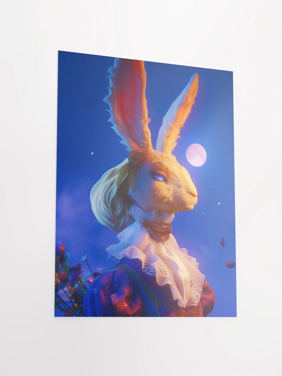 Moonlit Victorian Rabbit Poster product image (5)