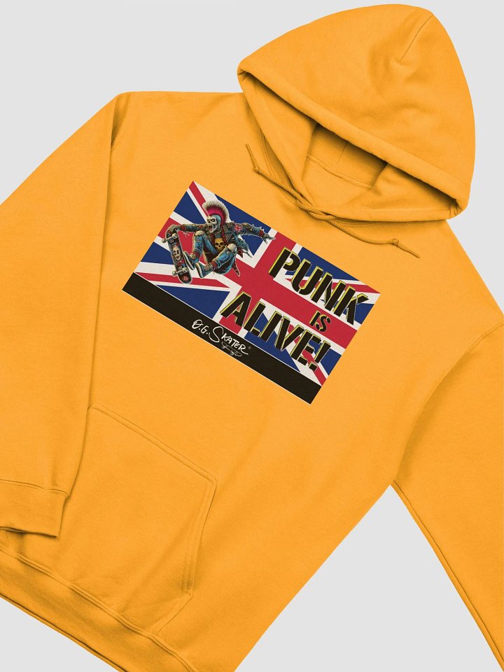 “Punk is Alive!” Hoodie – Gildan Heavy Blend by O.G. Skater® product image (2)