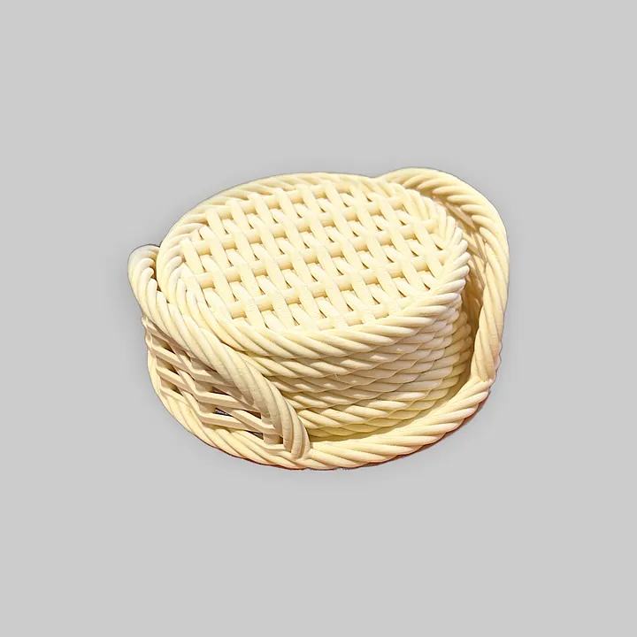 Faux Woven Coasters - Set of 6 product image (1)