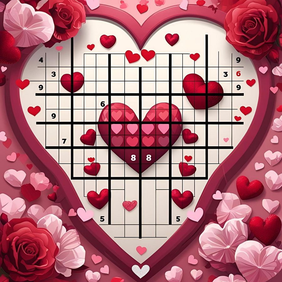 Sudoku Sweethearts: Love Logic Puzzles for Valentine’s Day product image (1)