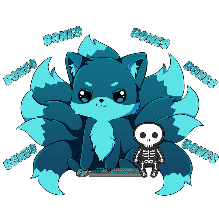 Necromancer Fox Sticker product image (1)