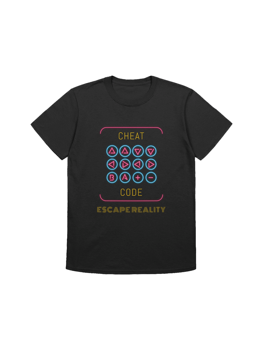 “Cheat Code – Escape Reality” T-Shirt product image (4)