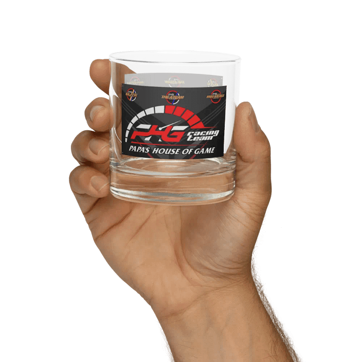 PHG Racing Team Rocks Glass product image (2)